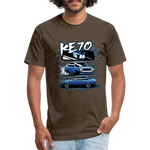 Fitted Cotton/Poly Drift KE70 - heather espresso