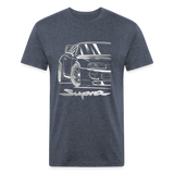 Supra Cotton/Poly T-shirt - heather navy