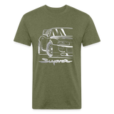 Supra Cotton/Poly T-shirt - heather military green