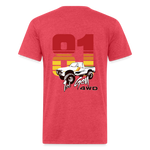 81 Toyota II Poly T-Shirt - heather red